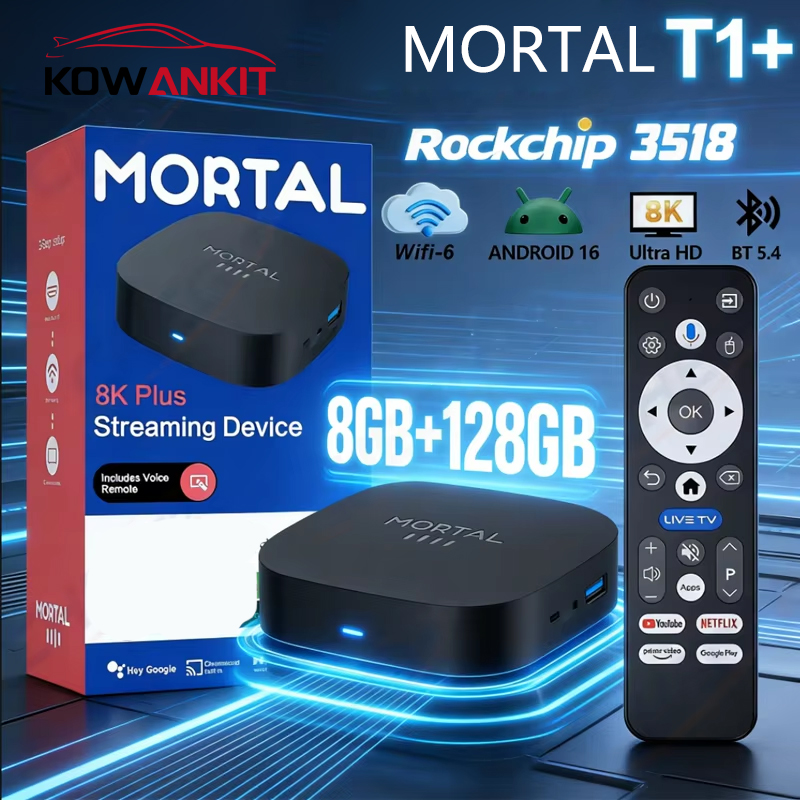 Khadas Vim4 8Gb - 2026 Nieuwe Android TV Box T1+