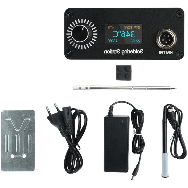 Soldering Station T12 Oled - AB11-T12 Voor thuisreparatie Soldeerstation Draagbare mini